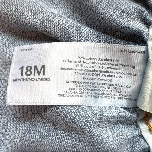 Baby B’gosh Denim Overall Dress - Size 18M - Picture 4 of 5